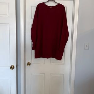 Zenana tunic length sweatshirt